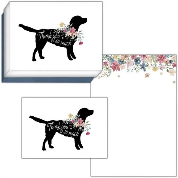 Crown Point Graphics Other - Black Lab "Thank You" Card Stationary Set (BRAND NEW IN DECORATIVE BOX!!)
